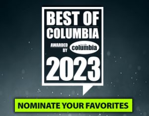 Best of Columbia 2023, Awarded by Inside Columbia Magazine. Nominate Your Favorites