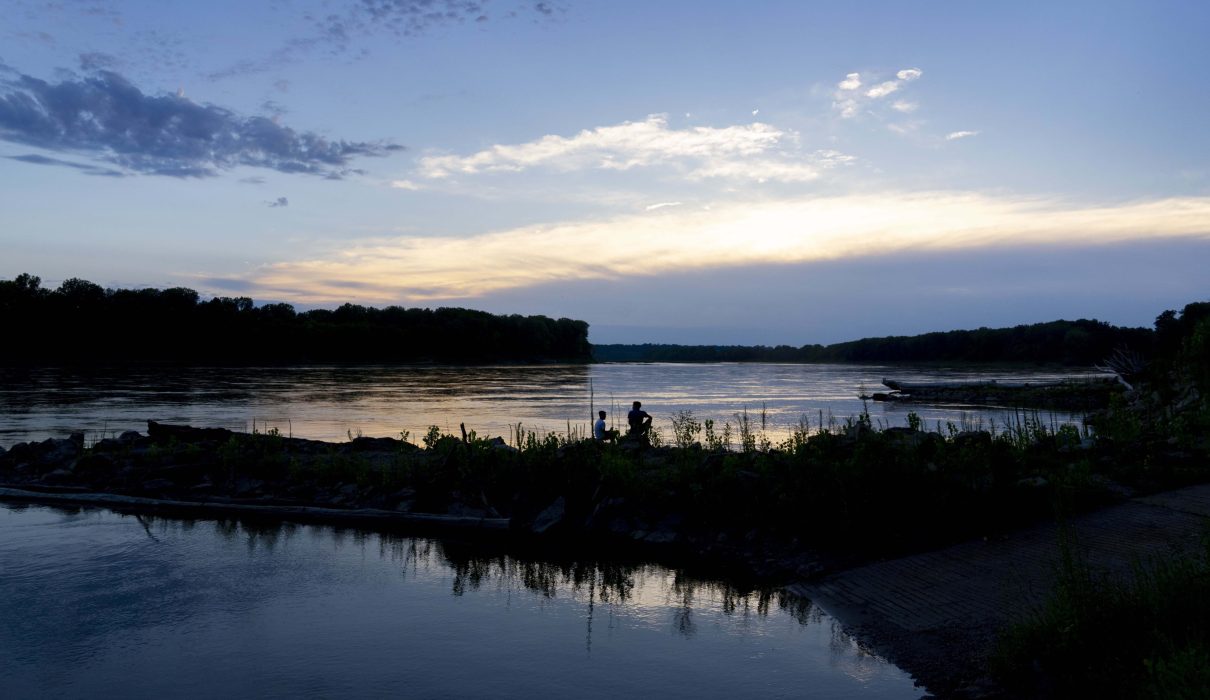 Cooper's Landing is a perfect spot to enjoy the Missouri River scenery.